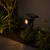 King IP65 Solar Garden LED Spike Spotlight - Black-1