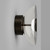 Dome Air Iron Clear Glass LED Wall Light-4