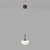 Pico IP44 Iron Glass Dome LED Pendant-3