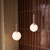 Pico IP44 White Glass Orb LED Pendant-3