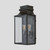 Crawford IP54 Dual Light Lantern Wall Lamp - Black-3