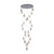 Adriana 25 Light Gunmetal 3CCT LED Cluster Chandelier