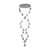 Adriana 25 Light Gunmetal 3CCT LED Cluster Chandelier-4