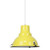 Aeolus Luminous Yellow Metal Bell Pendant Light