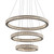 Anillo Black Ring 3CCT LED Three-Tiered Pendant Chandelier