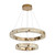 Armadale Two-Tiered Golden Rings 3CCT LED Chandelier-2