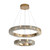 Armadale Two-Tiered Golden Rings 3CCT LED Chandelier-4