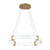 Carrara Resin Halo Dimmable 3CCT LED Pendant - Gold-3