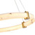 Carrara Resin Halo Dimmable 3CCT LED Pendant - Gold-5