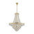 Crown 13 Light Gold Crystal Chandelier-3