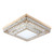 Delinda Square 3CCT LED Crystal Ceiling Light - Gold-2