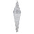 Elias 24 Light Chrome Spiral Crystal Chandelier