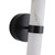 Ella IP54 Twin Light Black LED Resin Wall Lamp-4