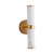 Ella IP54 Twin Light Gold LED Resin Wall Lamp-2