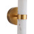 Ella IP54 Twin Light Gold LED Resin Wall Lamp-4