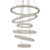 Florence Six-Tiered Gunmetal Crystal 3CCT LED Pendant