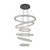Florence Six-Tiered Gunmetal Crystal 3CCT LED Pendant-1