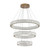 Florence Three-Tiered Gold Crystal 3CCT LED Pendant-2