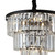 Four Drop Classic Black Clear Crystal Pendant Chandelier-3