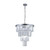 Four Drop Classic Chrome Clear Crystal Pendant Chandelier-2