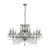 Frida 12 Light Traditional Antique Brass Candle Chandelier-1