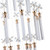 Genevieve 37 Light Gold Crystal 3CCT LED Chandelier-6