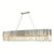 Gerard 14 Light Chrome Elongated Oval Crystal Pendant-1
