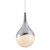 Giin Polished Chrome Teardrop 3CCT LED Pendant