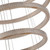 Hailo Six Ring Gold 3CCT LED Cluster Chandelier-5