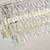 King 12 Light Clear Crystal Oval Chrome Chandelier-2