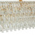 King 12 Light Clear Crystal Oval Gold Chandelier-1