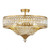 Louis 6 Light Hollywood Regency Ceiling Light - Gold