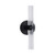 Mila Twin Light IP54 LED Wall Light - Matt Black-2