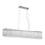 Mistral 10 Light Long Oval Chrome Pendant-2