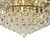 Mosti Hollywood Glam Crystal Ceiling Light - Black-3