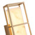 Venus IP54 Marbled Resin 3CCT LED Wall Light - Gold-3