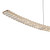 Wave Clear Crystal Gold 3CCT LED Pendant Light-9