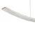 Wave Clear Crystal Gold 3CCT LED Pendant Light-11