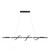 Willow Black Spiral Wave 3CCT LED Pendant