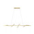 Willow Gold Spiral Wave 3CCT LED Pendant-1