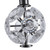 Adriana Gloss Gunmetal 3CCT LED Pendant Light-3