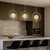 Jolie Flower Crystals Gold Ring LED Pendant Light-2