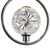 Jolie Flower Crystals Gunmetal Ring LED Pendant Light-2