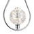 Margot Flower Crystals Chrome Teardrop LED Pendant-3
