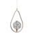 Margot Flower Crystals Gold Teardrop LED Pendant