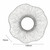 Ellon Glass Flower Gold LED Wall Light-6