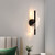 Nesna Sculptural 3CCT LED Wall Light - Black-1