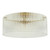 Armadale Ribbed Drum Glass Ceiling Light - Gold-4