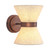 Andravida Brushed Bronze Up and Down Wall Light