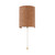 Bizani Minimalist Cork Wall Light with Pull Cord-3